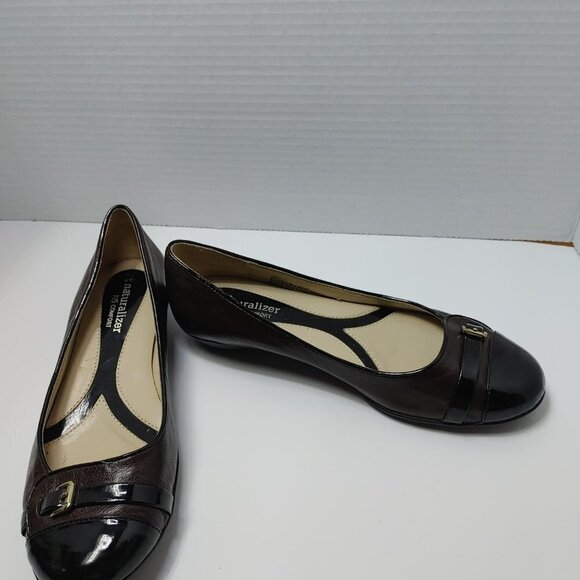 Naturalizer N5 Comfort shoes Brown & Black Women Slip On Shoes Low Heels Flats - Picture 13 of 14